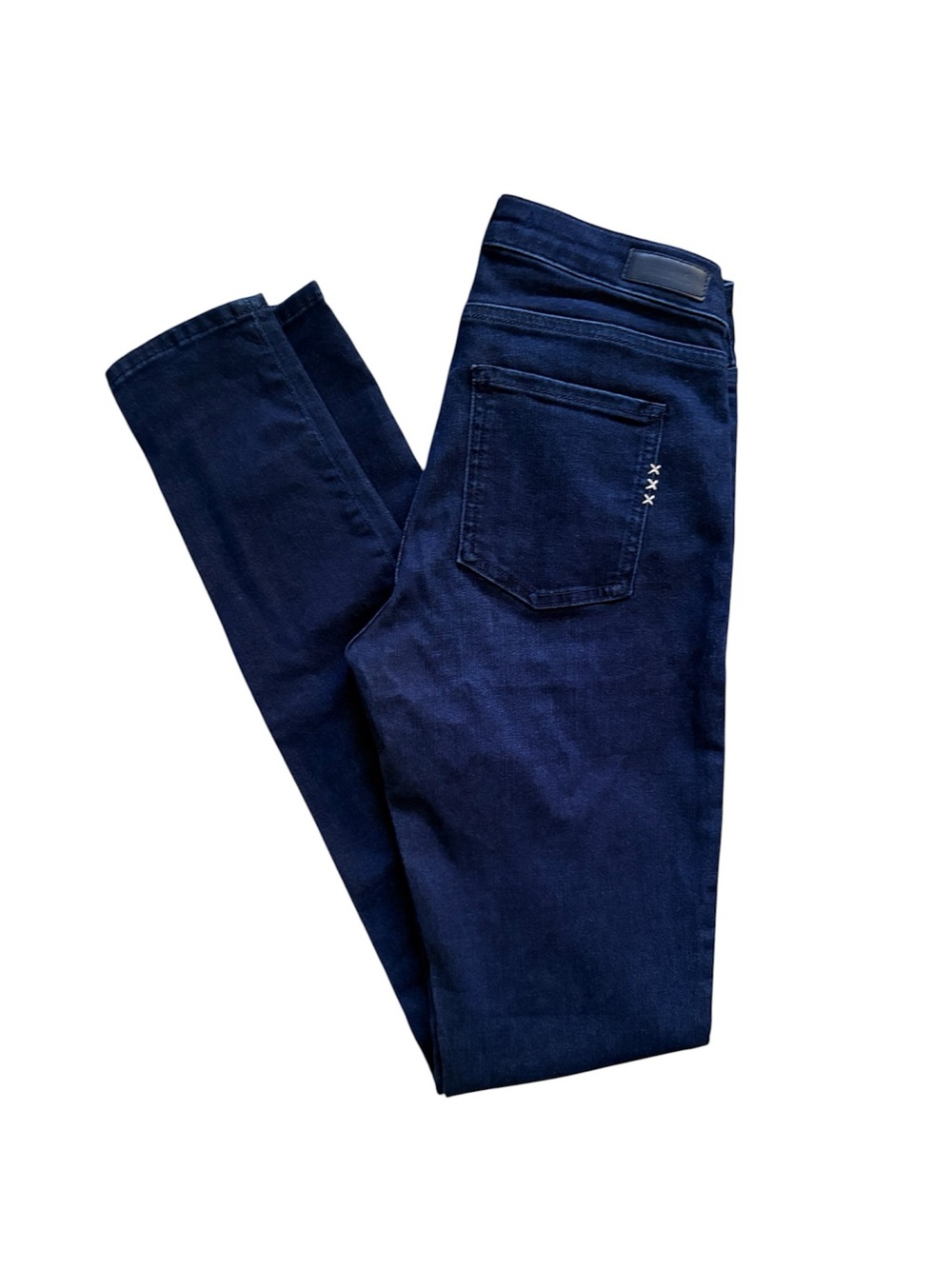 Scotch & Soda La Bohemienne Mid Rise Skinny Blue Jeans Women's Size 26/32